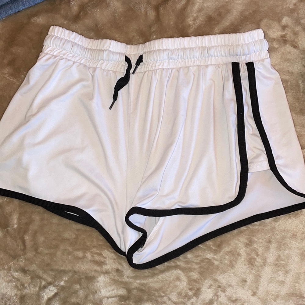 Soft Sleep/Workout Shorts - White